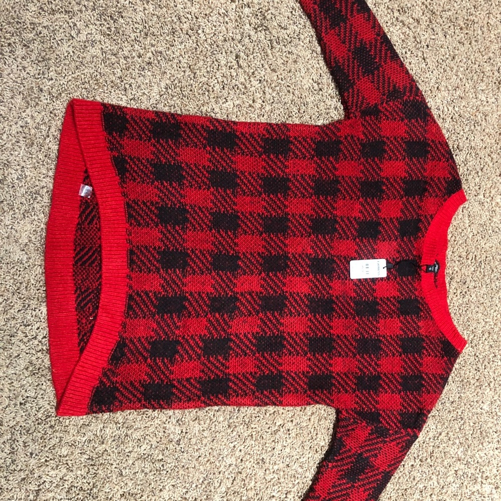 Express Buffalo Plaid Sweater